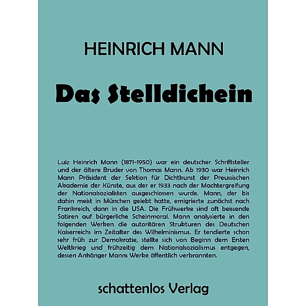 Das Stelldichein, Heinrich Mann