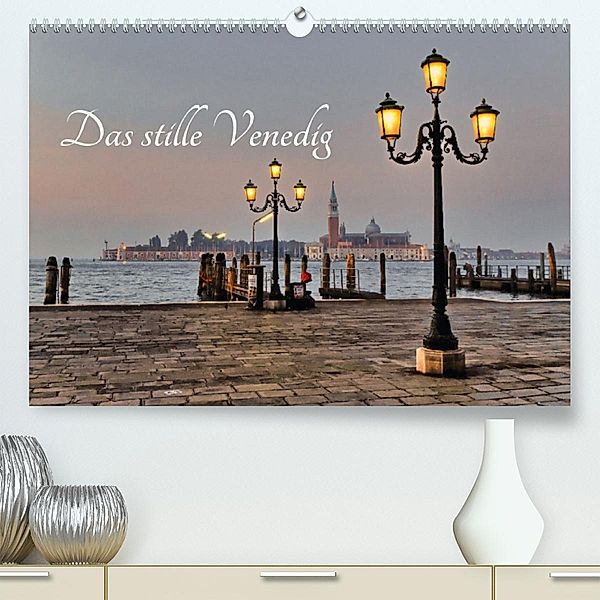 Das stille Venedig (Premium, hochwertiger DIN A2 Wandkalender 2023, Kunstdruck in Hochglanz), Norbert Gronostay