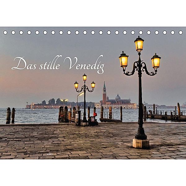 Das stille Venedig (Tischkalender 2023 DIN A5 quer), Norbert Gronostay