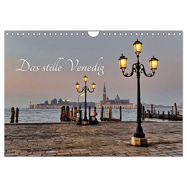 Das stille Venedig (Wandkalender 2024 DIN A4 quer), CALVENDO Monatskalender, Norbert Gronostay