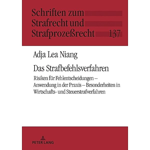 Das Strafbefehlsverfahren, Adja Lea Niang