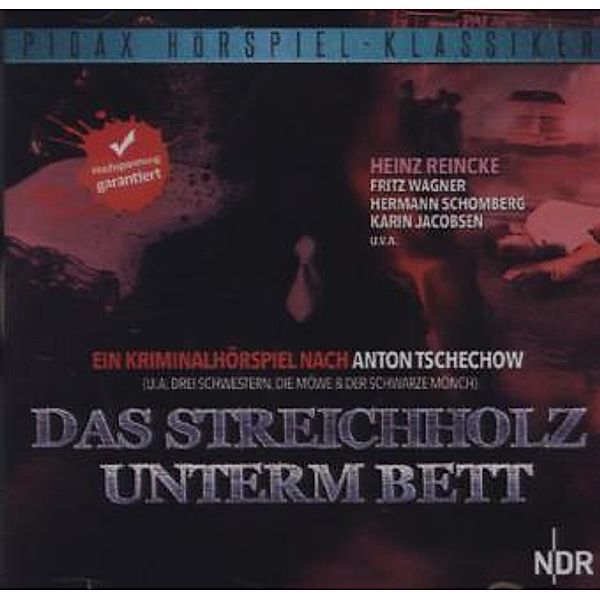 Das Streichholz unterm Bett, 1 Audio-CD, Anton Pawlowitsch Tschechow