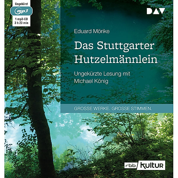 Das Stuttgarter Hutzelmännlein,1 Audio-CD, 1 MP3, Eduard Mörike