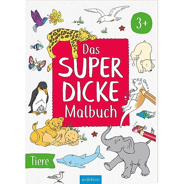 Das superdicke Malbuch - Tiere