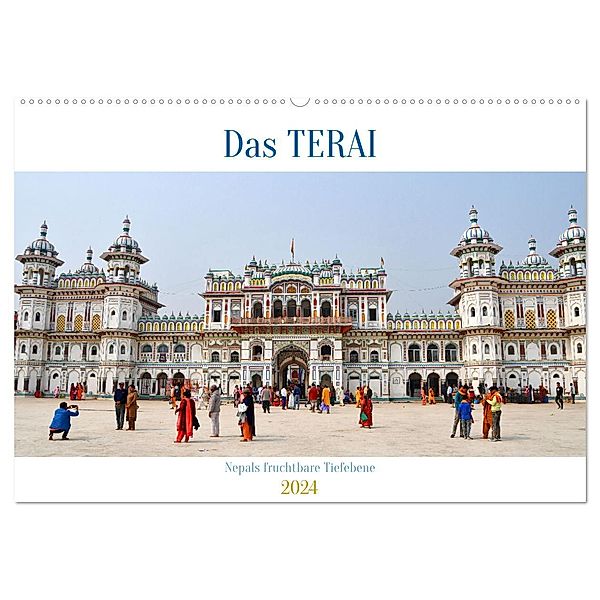 Das TERAI, Nepals fruchtbare Tiefebene (Wandkalender 2024 DIN A2 quer), CALVENDO Monatskalender, Ulrich Senff