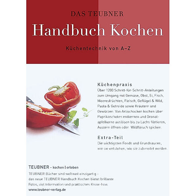 Das Teubner Handbuch Kochen Buch bei Weltbild.ch online bestellen