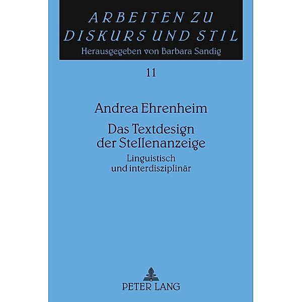 Das Textdesign der Stellenanzeige, Andrea Ehrenheim