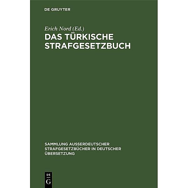 Das türkische Strafgesetzbuch