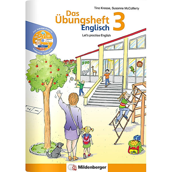 Das Übungsheft Englisch - Klasse 3, m. Audio-CD 'Jicki Vokabel-Dusche 3', Tina Kresse, Susanne McCafferty