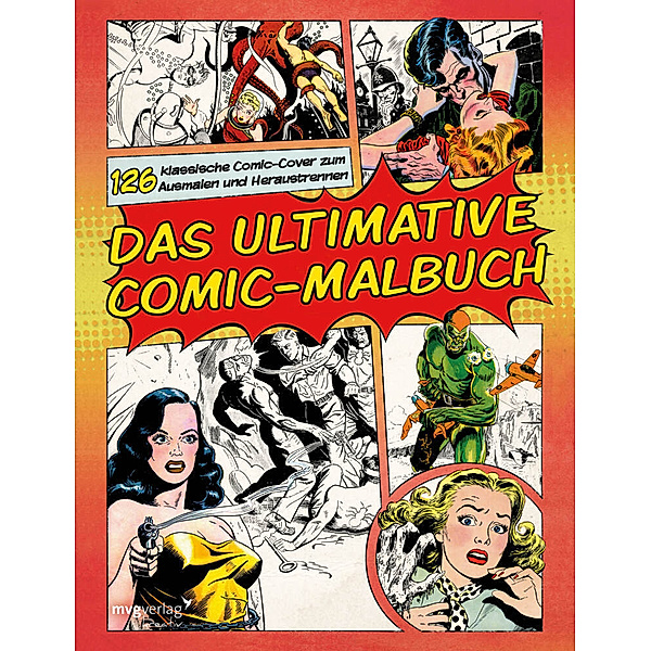 Das ultimative Comic-Malbuch