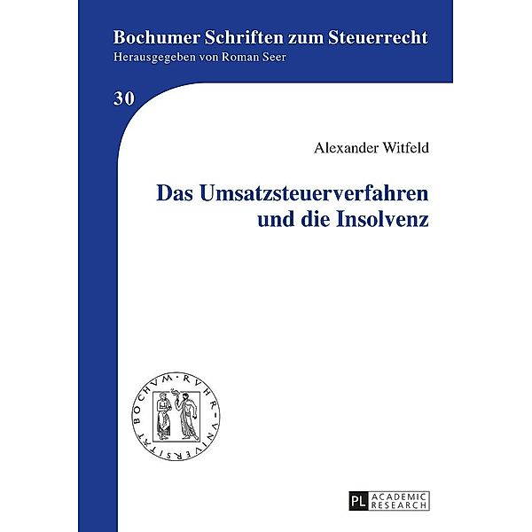 Das Umsatzsteuerverfahren und die Insolvenz, Witfeld Alexander Witfeld