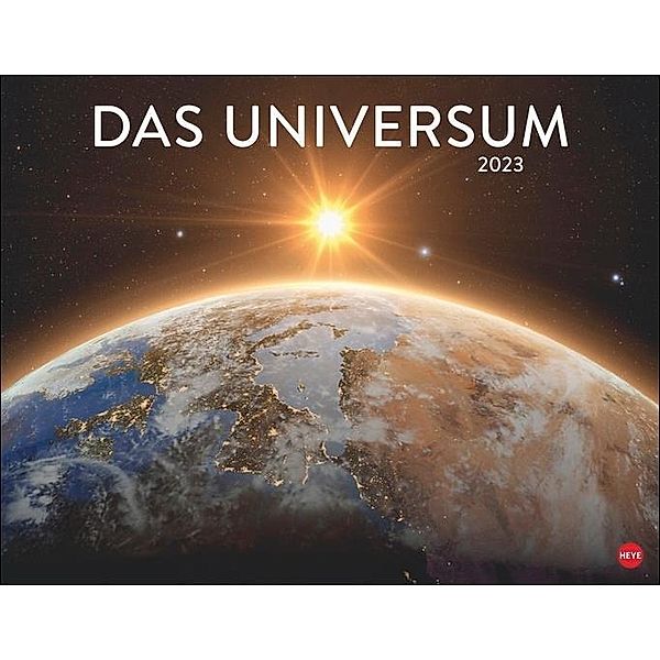 Das Universum Posterkalender 2023. Großer Fotokalender mit Spiralgalaxien und Nachbarplaneten. Wandkalender 2023 Großfor