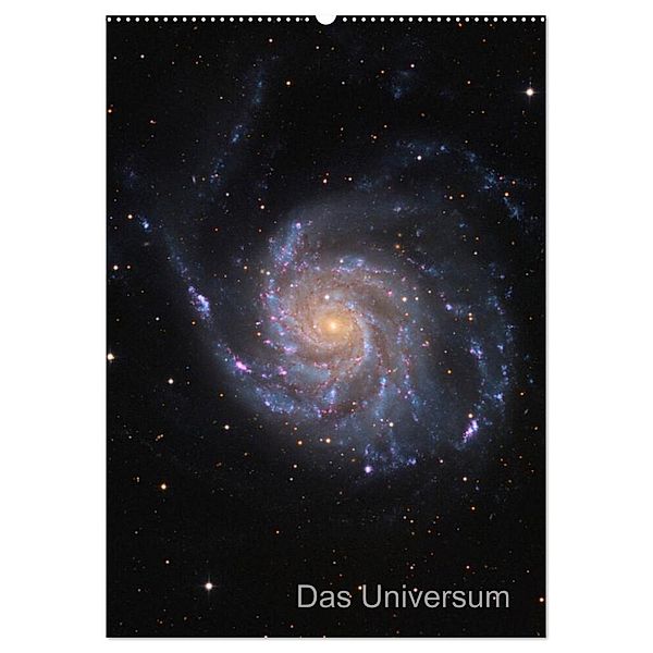 Das Universum (Wandkalender 2024 DIN A2 hoch), CALVENDO Monatskalender, Dr. Kai Wiechen