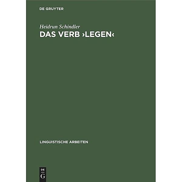 Das Verb 'legen', Heidrun Schindler