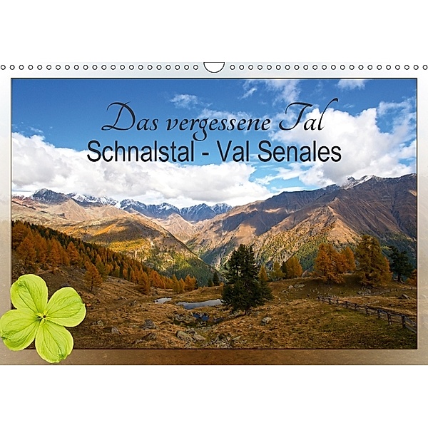 Das vergessene Tal. Schnalstal - Val Senales (Wandkalender 2018 DIN A3 quer), Sylvia Seibl