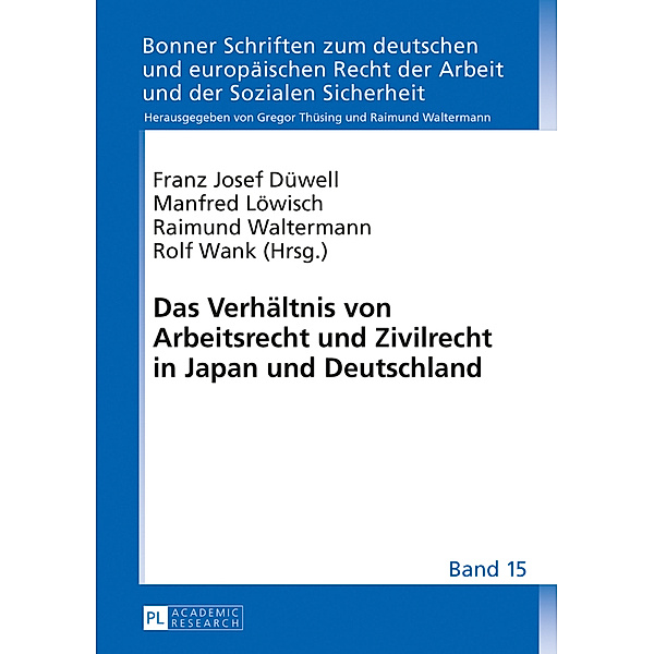 Das Verhältnis von Arbeitsrecht und Zivilrecht in Japan und Deutschland