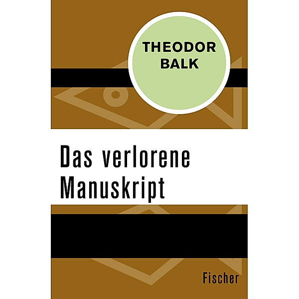 Das verlorene Manuskript, Theodor Balk