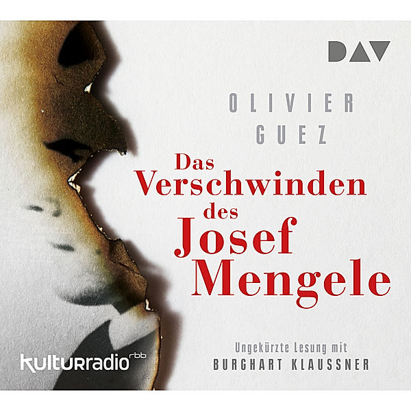 Das Verschwinden des Josef Mengele,5 Audio-CDs, Olivier Guez