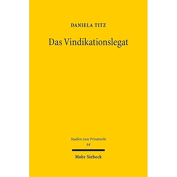 Das Vindikationslegat, Daniela Titz