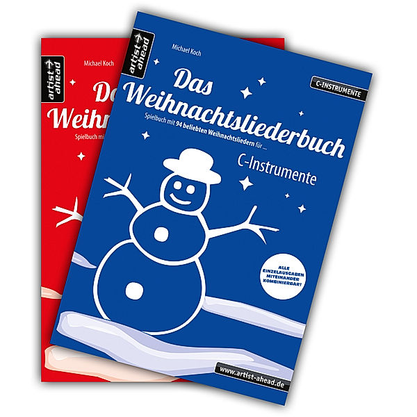 Das Weihnachtsliederbuch-Set (C-Instrumente + Klavierbegleitung), 2 Bde., Michael Koch