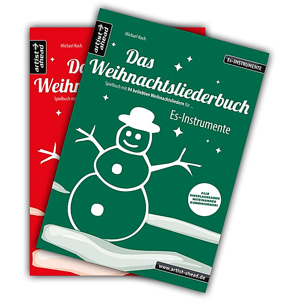 Das Weihnachtsliederbuch-Set (Es-Instrumente + Klavierbegleitung), 2 Bde., Michael Koch