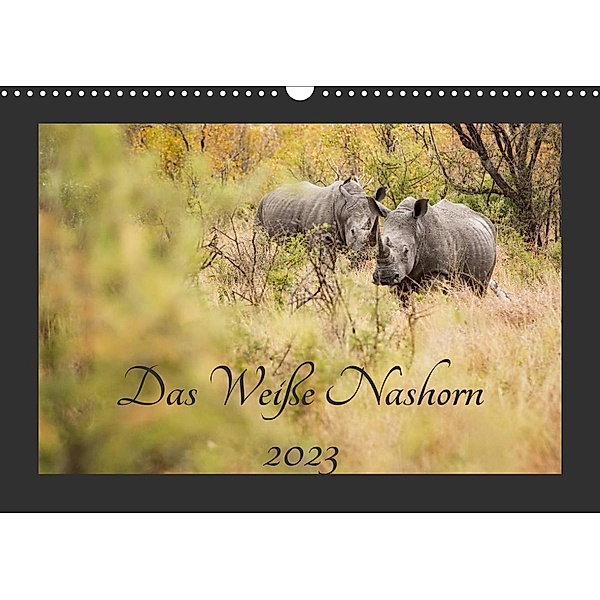 Das Weiße Nashorn (Wandkalender 2023 DIN A3 quer), ©Kirsten und Holger Karius