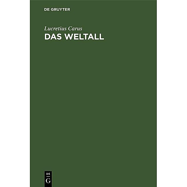 Das Weltall / Jahrbuch des Dokumentationsarchivs des österreichischen Widerstandes, Lucretius Carus