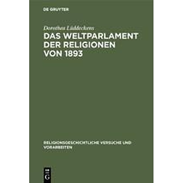 Das Weltparlament der Religionen von 1893, Dorothea Lüddeckens