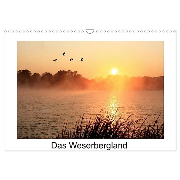 Das Weserbergland (Wandkalender 2024 DIN A3 quer), CALVENDO Monatskalender, Thomas Fietzek