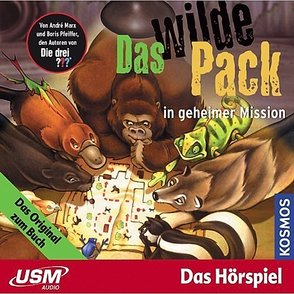 Das wilde Pack - 7 - Das wilde Pack in geheimer Mission, André Marx, Boris Pfeiffer