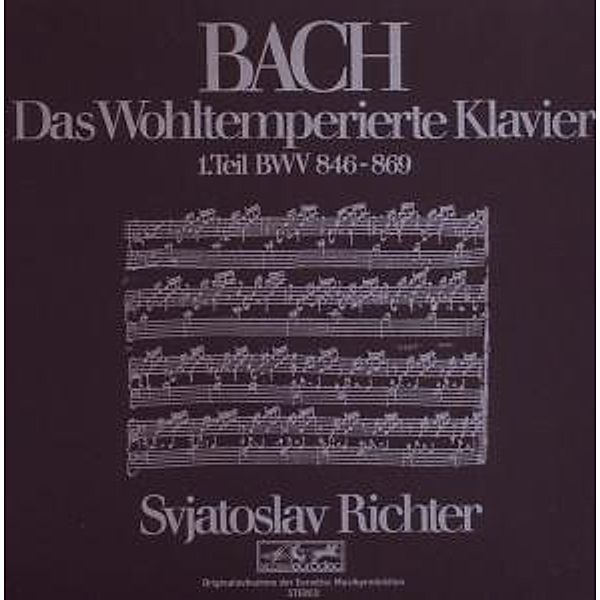 Das Wohltemperierte Klavier Vol.1, Svjatoslav Richter