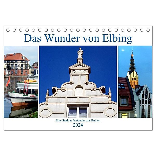 Das Wunder von Elbing - Eine Stadt auferstanden aus Ruinen (Tischkalender 2024 DIN A5 quer), CALVENDO Monatskalender, Henning von Löwis of Menar