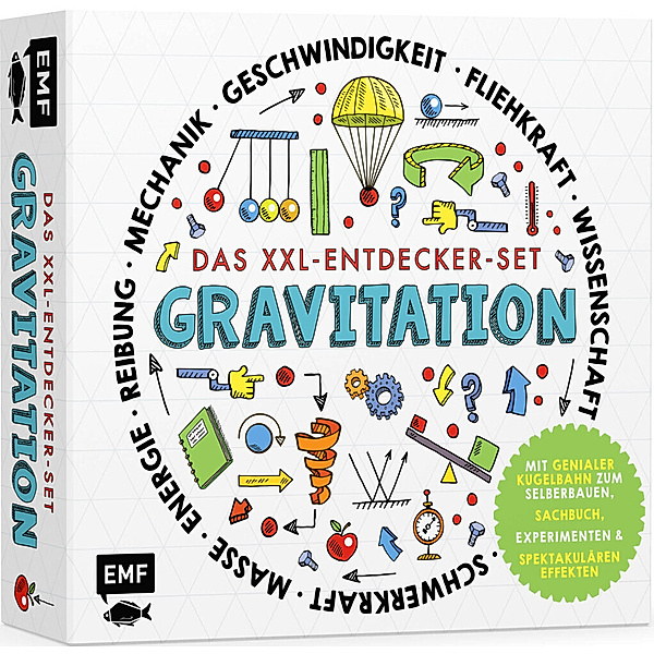Das XXL-Entdecker-Set - Gravitation: Mit genialer Kugelbahn zum Selberbauen, Sachbuch, Experimenten und spektakulären Effekten, Rob Colson