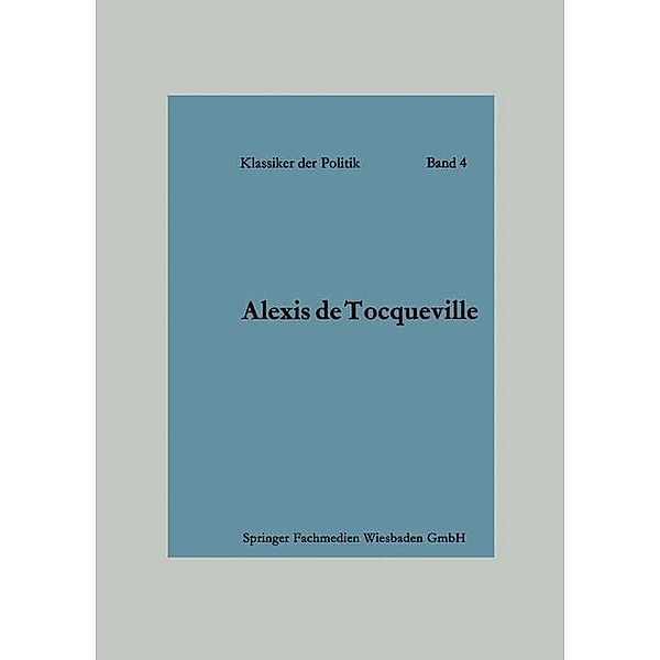Das Zeitalter der Gleichheit, Alexis de Tocqueville