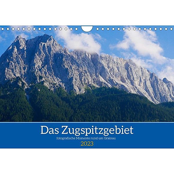 Das Zugspitzegebiet (Wandkalender 2023 DIN A4 quer), Sandra Berdin