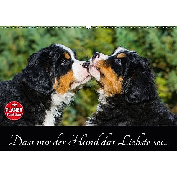 Dass mir der Hund das Liebste sei... (Wandkalender 2017 DIN A2 quer), Sigrid Starick