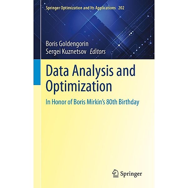 Data Analysis and Optimization / Springer Optimization and Its Applications Bd.202