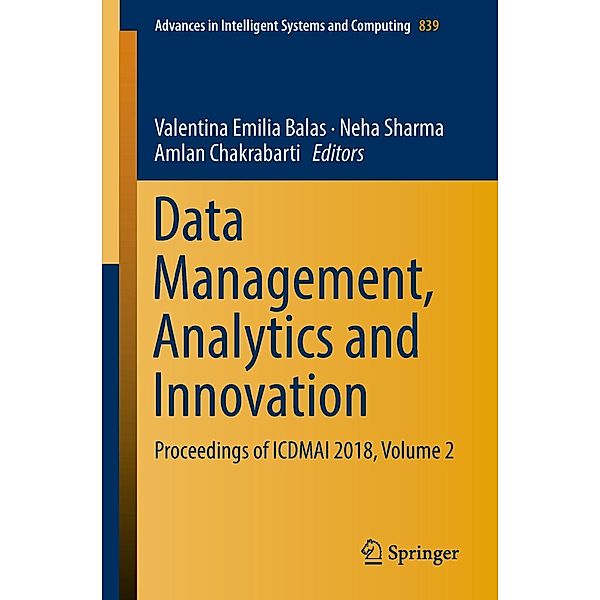 Data Management, Analytics and Innovation / Advances in Intelligent Systems and Computing Bd.839