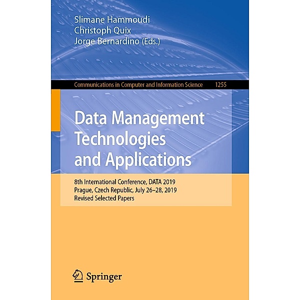 Data Management Technologies and Applications / Communications in Computer and Information Science Bd.1255