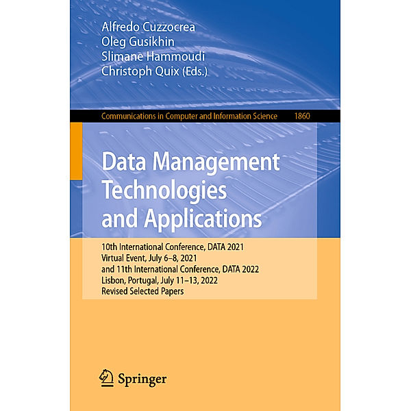 Data Management Technologies and Applications