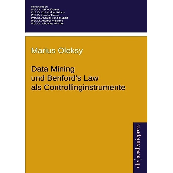 Data Mining und Benford's Law als Controllinginstrumente, Marius Oleksy