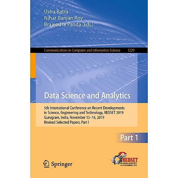 Data Science and Analytics / Communications in Computer and Information Science Bd.1229