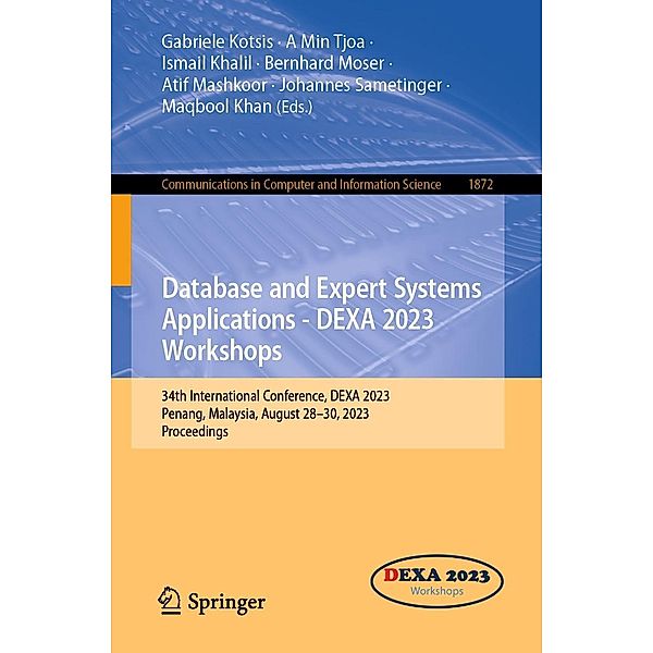 Database and Expert Systems Applications - DEXA 2023 Workshops / Communications in Computer and Information Science Bd.1872