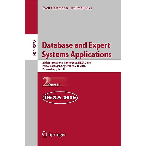 Database and Expert Systems Applications / Lecture Notes in Computer Science Bd.9828