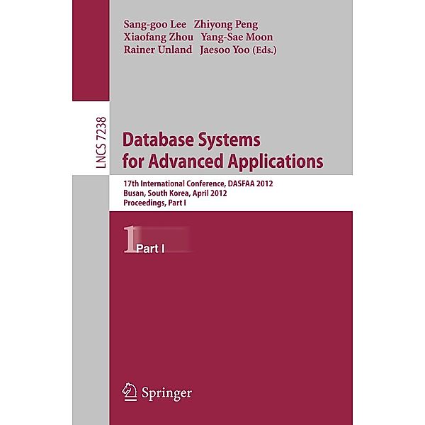 Database Systems for Advanced Applications / Lecture Notes in Computer Science Bd.7238