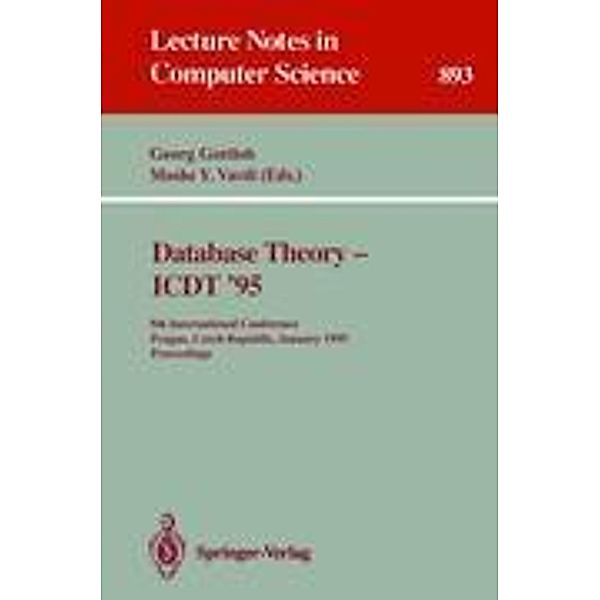 Database Theory - ICDT '95