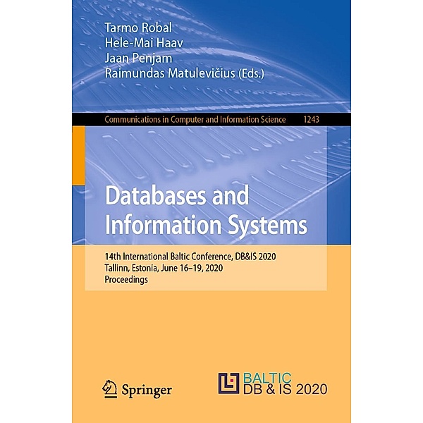 Databases and Information Systems / Communications in Computer and Information Science Bd.1243