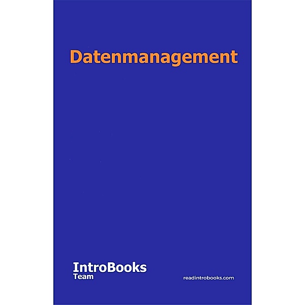 Datenmanagement, IntroBooks Team