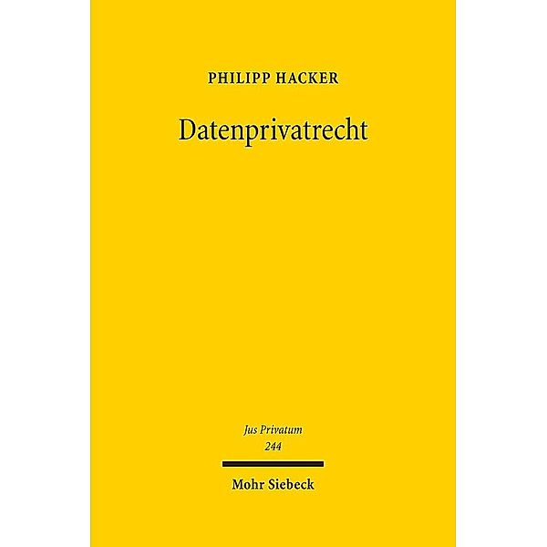 Datenprivatrecht, Philipp Hacker