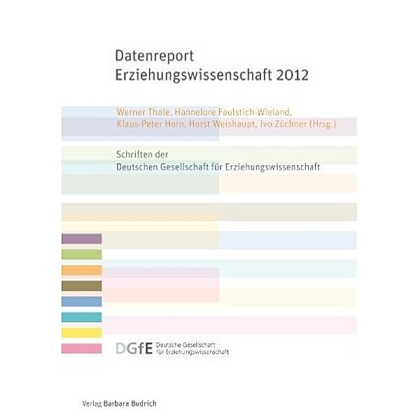 Datenreport Erziehungswissenschaft 2012